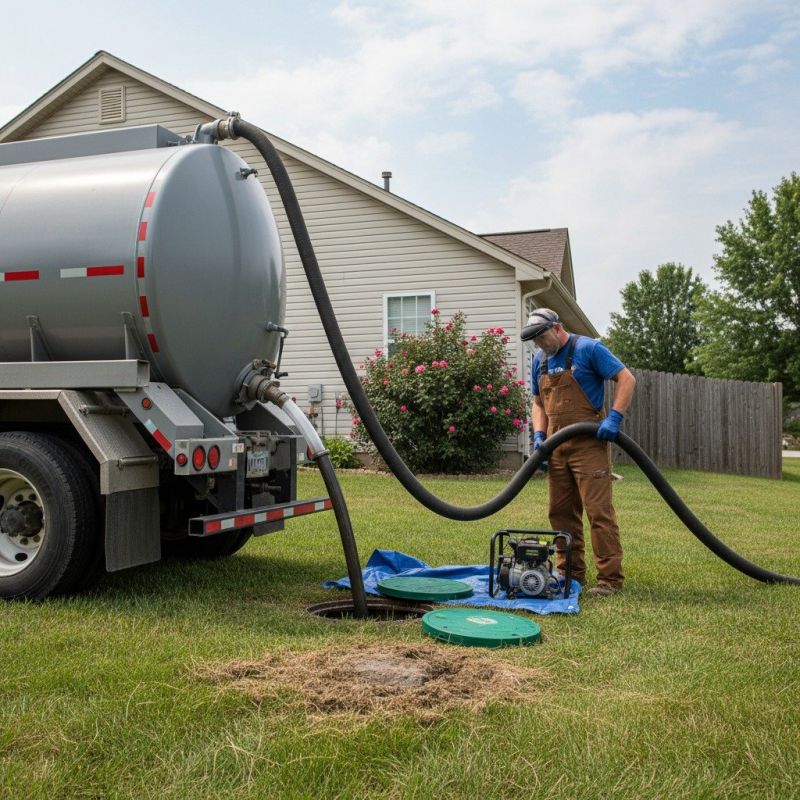 Local Portable Septic Tank Service pros at work