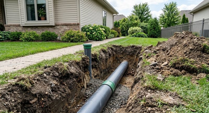 Sewage Line Installation in Austin, TX